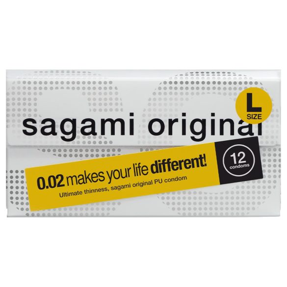 Sagami Original 0,02 L - óvszer - 58mm (12db)