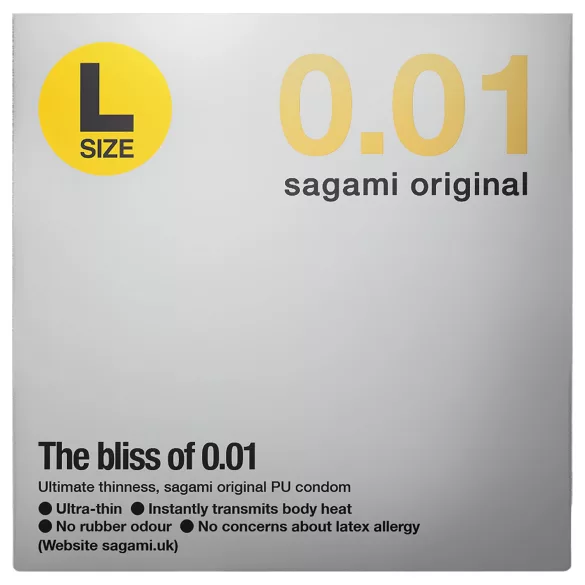 Sagami Original 0,01 L - óvszer - 58 mm (1 db)