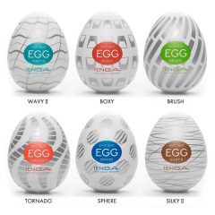   TENGA Egg New Standard - maszturbációs tojás válogatás (6db)