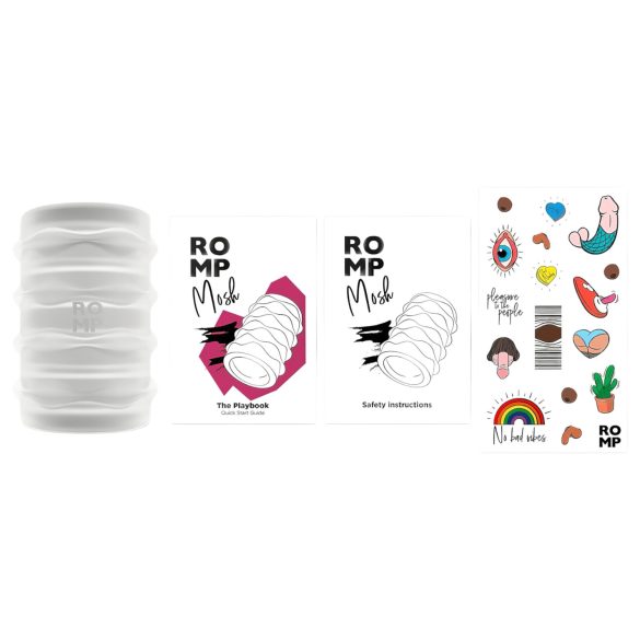 ROMP Mosh - flexibilis utazó maszturbátor (átlátszó)