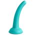 Dillio Curious Five - szilikon dildó (15cm) - türkiz