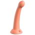 Dillio Secret Explorer - makkos dildó (17cm) - narancs