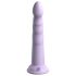 Dillio Slim Seven - tapadókorongos stimuláló dildó (20cm) - lila