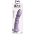 Dillio Super Eight - tapadókorong szilikon dildó (21cm) - lila