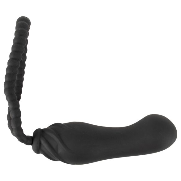 Black Velvets Perfect Fit - felcsatolható dildó (fekete)