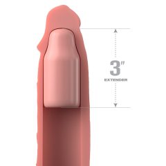   X-TENSION Elite 3 - méretre vágható péniszköpeny (natúr)