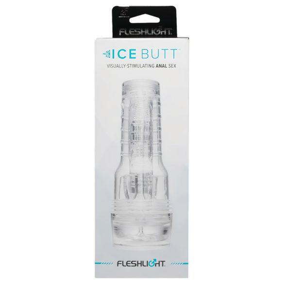 Fleshlight Ice Butt - műpopsi maszturbátor (átlátszó)