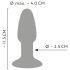 You2Toys - szilikon anál plug (színes)