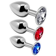 Alive Anal Pleasure - fém anál plug készlet (ezüst) Alive Anal Pleasure - fém anál plug készlet (ezüst)