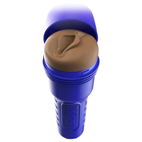 Fleshlight Boost Bang - élethű művagina maszturbátor (barna)
