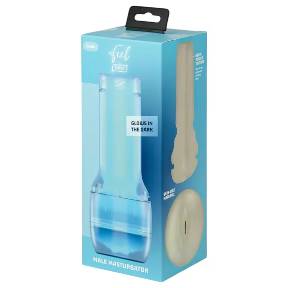 Kiiroo Feel Glow - világító műpunci maszturbátor, PowerBlow (fehér)
