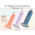 You2Toys - Three in a Row - dildó tréning szett - 3 db (színes)