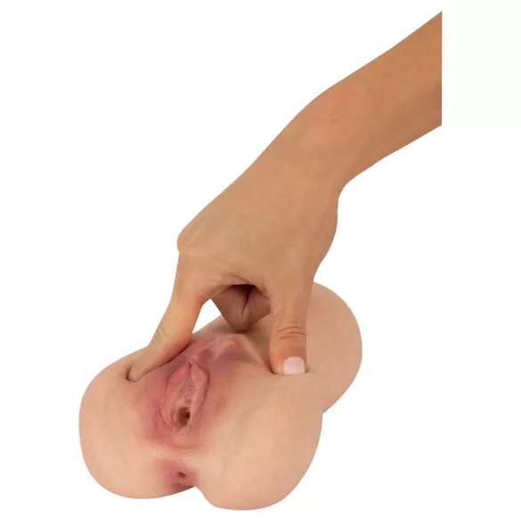 Realistixxx Real Stroker - élethű műpunci és anál maszturbátor (testszínű)