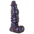 Beasty Cocks Tech-Zilla Bang - tapadókorongos monster dildó (lila)