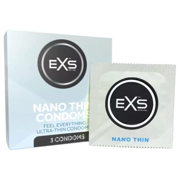 EXS Nano Thin - ultra vékony óvszer (3 db)