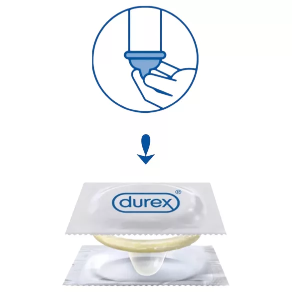 Durex Nude Close Fit - vékony óvszer (10 db)