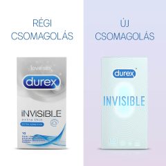   Durex Invisible Extra Sensitive - vékony, extra szenzitív óvszer (10db) -