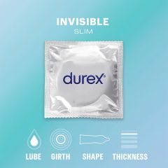  Durex Invisible Extra Sensitive - vékony, extra szenzitív óvszer (10db) -