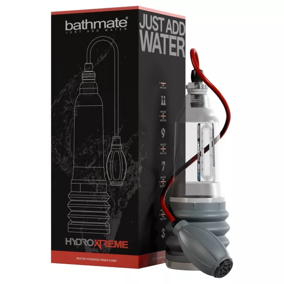 Bathmate HydroXtreme 7 Wide Boy - hidropumpa kiegészítők nélkül (átlátszó)