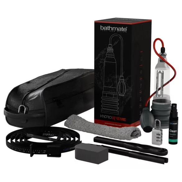 Bathmate HydroXtreme 6 - hidropumpa szett, péniszpumpa (átlátszó)