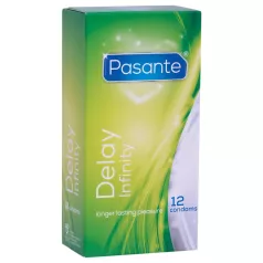   Pasante - késleltető hatású óvszer a hosszabb együttlétért (12 db)