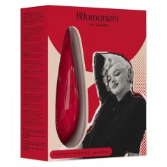   Womanizer Marilyn Monroe - akkus léghullámos csiklóizgató (piros)