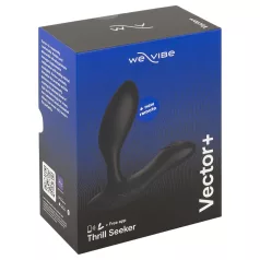   We-Vibe Vector+ - app-vezérelt prosztata masszírozó anál vibrátor (fekete)