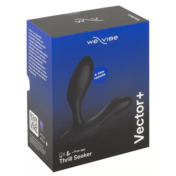 We-Vibe Vector+ - app-vezérelt prosztata masszírozó anál vibrátor (fekete)