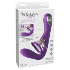 Fantasy For Her - 4 motoros G-pont és csikló vibrátor (lila)   Fantasy For Her - 4 motoros G-pont és csikló vibrátor (lila)