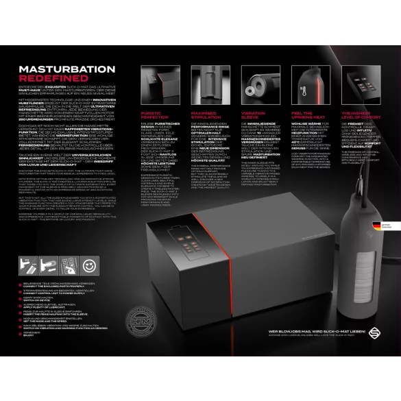 Suck-O-Mat 3.0 - hálózati szuper maszturbátor férfiaknak
