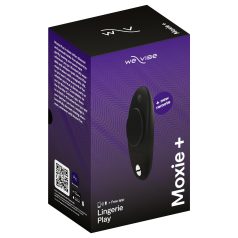 We-Vibe Moxie+ - rádiós, okos csikló vibrátor (fekete)