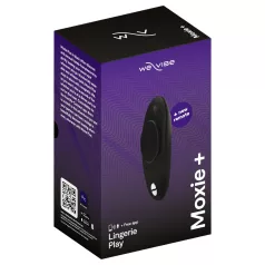   We-Vibe Moxie+ - hordható, app-vezérelt csiklóizgató vibrátor (fekete)