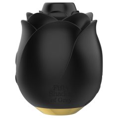   A szürke ötven árnyalata - léghullámos rózsa vibrátor (fekete)