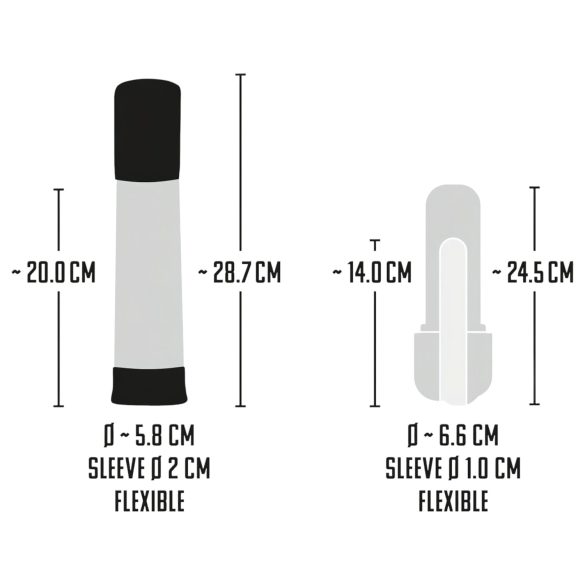 Mister Boner - akkus, automatikus péniszpumpa (fekete-átlátszó)