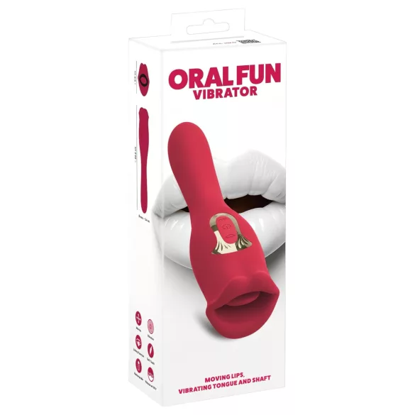 You2Toys - 2in1 nyelves vibrátor (pink)