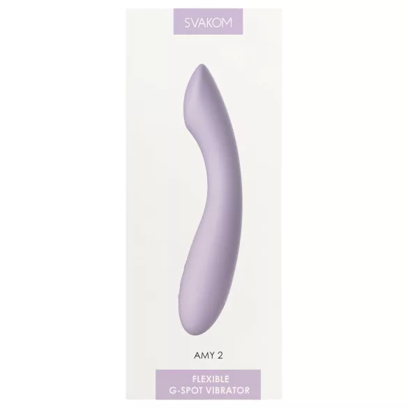 Svakom Amy 2 - akkus, vízálló G-pont vibrátor (lila)