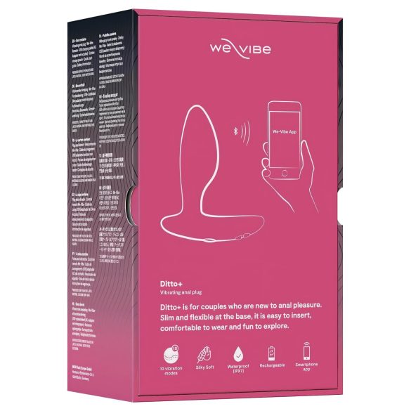 We-Vibe Ditto+ - okos, akkus anál vibrátor (pink)