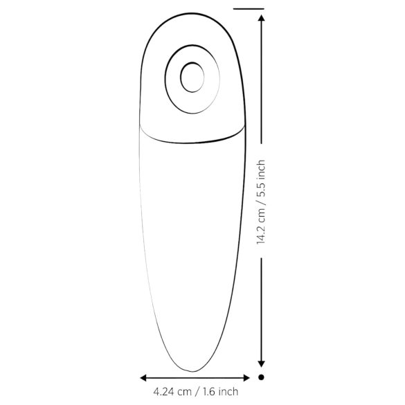 ROMP Shine X - akkus léghullámos csiklóizgató (pink)