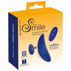 Smile - extra vékony, távirányítós bugyi vibrátor (kék)   Smile - extra vékony, távirányítós bugyi vibrátor (kék)