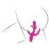 SMILE - tripla karos, nyelves vibrátor (pink)