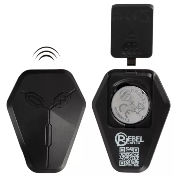 Rebel - lökő prosztata vibrátor (fekete)