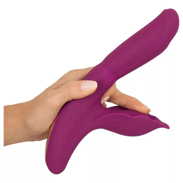 Javida - 4in1 G-pont és csikló izgató vibrátor (lila)