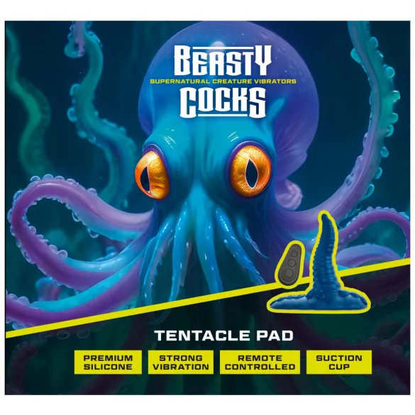 Beasty Cocks - polipkar G-pont párna vibrátor (kék)