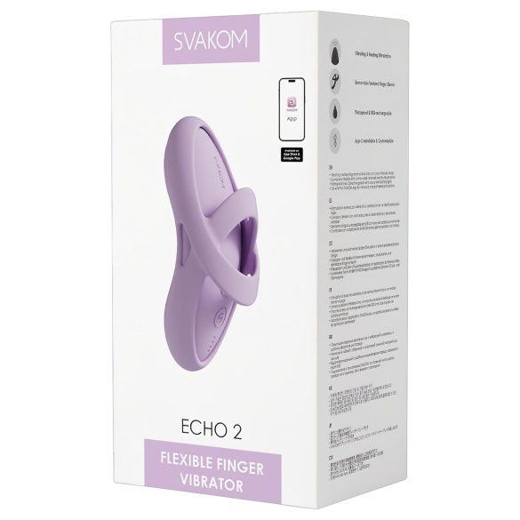 Svakom Echo 2 - okos ujjvibrátor (pink)