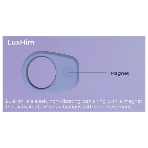 LUXUS Climax Together by Kiiroo - mágneses, app-vezérelt párvibrátor szett