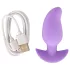 Cuties Mini - vibrációs anál plug (lila)