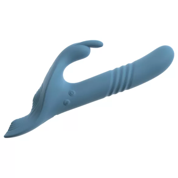 You2Toys - 3 részes felcsatolható lökő vibrátor távirányítóval (kék)