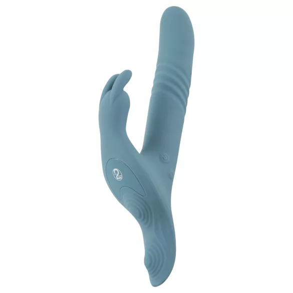 You2Toys - 3 részes felcsatolható lökő vibrátor távirányítóval (kék)
