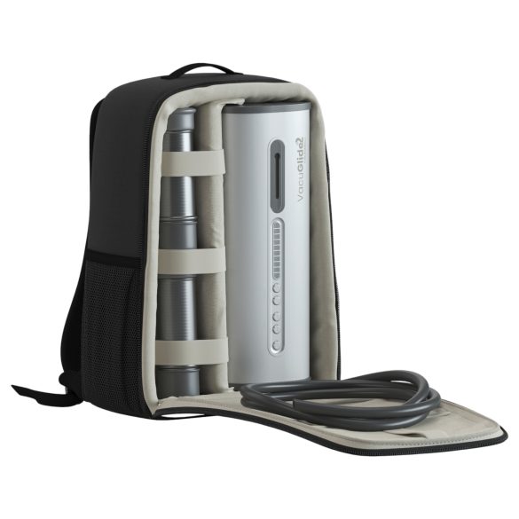 VacuGlide 2 - automata, hálózati férfi luxus maszturbátor (ezüst)