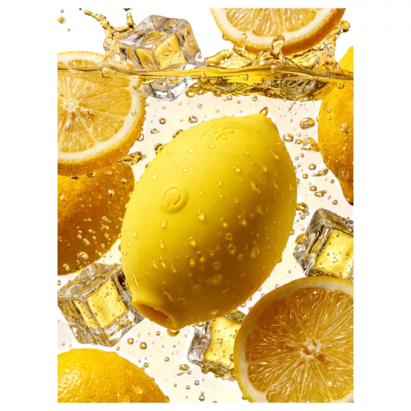 Romp Lemon Crush - citrom alakú léghullámos csiklóizgató (sárga)
